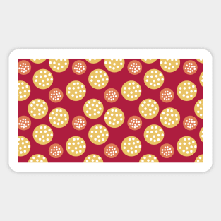 Colorful Circles Seamless Pattern 042#002 Sticker